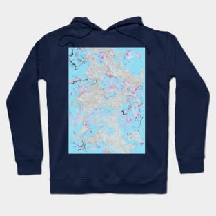 Smoke and Mirrors Abstract Painting Hoodie